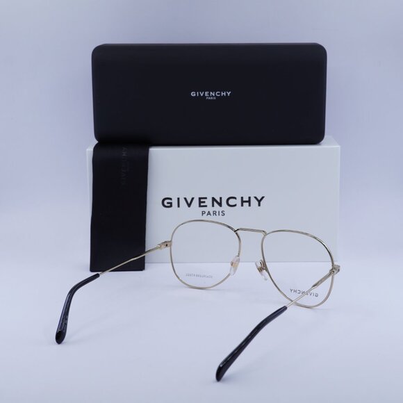 Final Price! Givenchy GV0117 0J5G 00 Gold Eyeglasses 55mm - Picture 9 of 9
